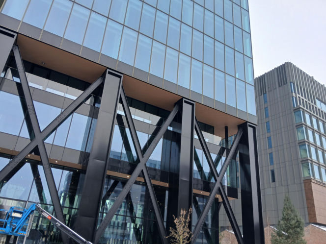 Studio A w Warszawie pod koniec budowy