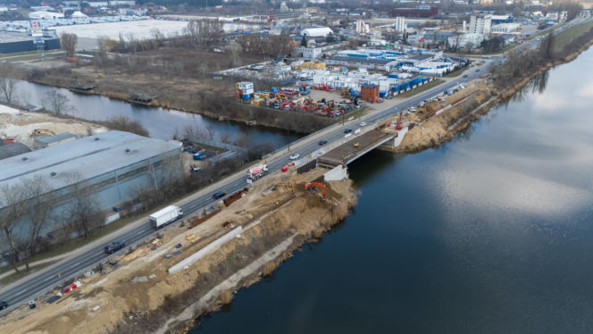 Nowy most na Białołęce przy ul. Płochocińskiej