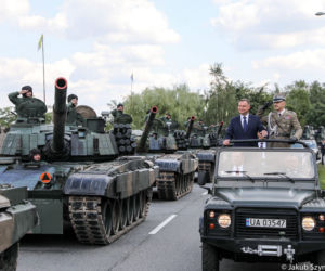 Defilada Wierni Polsce w Katowicach i obchody  Swięta Wojska Polskiego