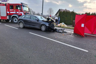Mężczyzna zginął na miejscu. Tragiczny wypadek na DK 74