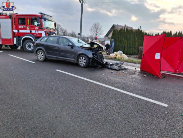 Mężczyzna zginął na miejscu. Tragiczny wypadek na DK 74