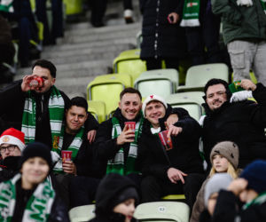 Lechia Gdańsk - Górnik Zabrze, zdjęcia kibiców i zawodników z meczu 18, kolejki PKO BP Ekstraklasy