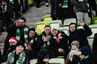 Lechia Gdańsk - Górnik Zabrze, zdjęcia kibiców i zawodników z meczu 18, kolejki PKO BP Ekstraklasy