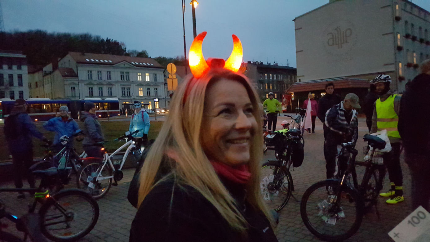 Bydgoska Masa Krytyczna zorganizowała przejażdżkę w klimacie Halloween