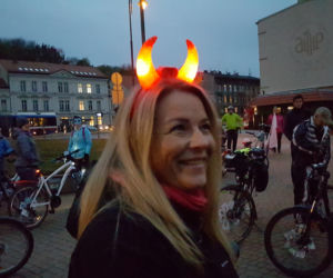 Bydgoska Masa Krytyczna zorganizowała przejażdżkę w klimacie Halloween