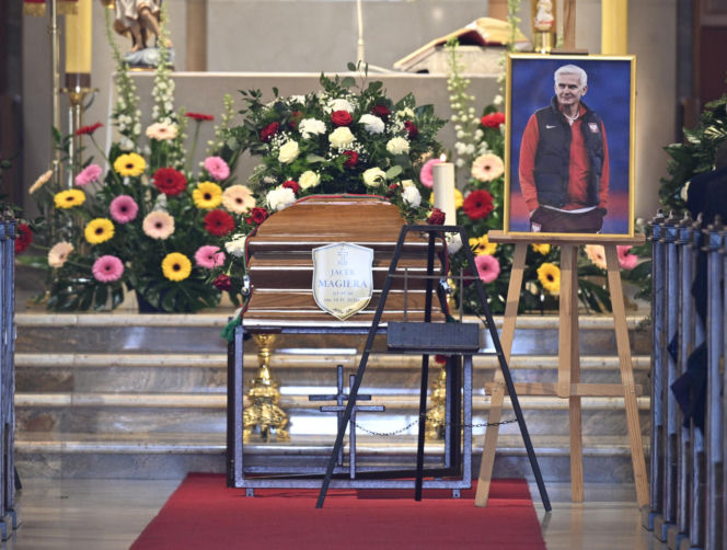 Jacek Magiera, pogrzeb