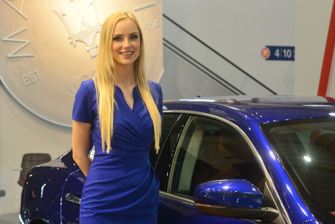 Hostessy na targach Poznań Motor Show 2018
