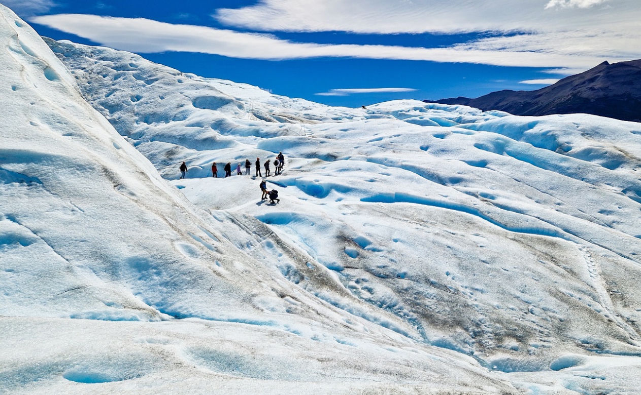 Patagonia - atrakcje- Lodowiec Perito Moreno - trekking