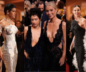 Pierzasty kuperek chudziutkiej Demi Moore i dekoltowe zatrzęsienie na Actor Awards 2026. Pomysłowo?