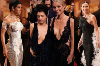 Pierzasty kuperek chudziutkiej Demi Moore i dekoltowe zatrzęsienie na Actor Awards 2026. Pomysłowo?