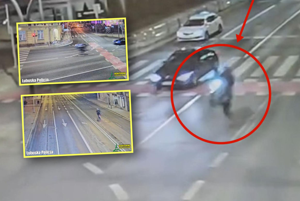 Pirat na motocyklu w Zielonej Górze