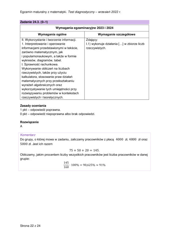 Matura próbna 2023: Matematyka. Oficjalne odpowiedzi CKE