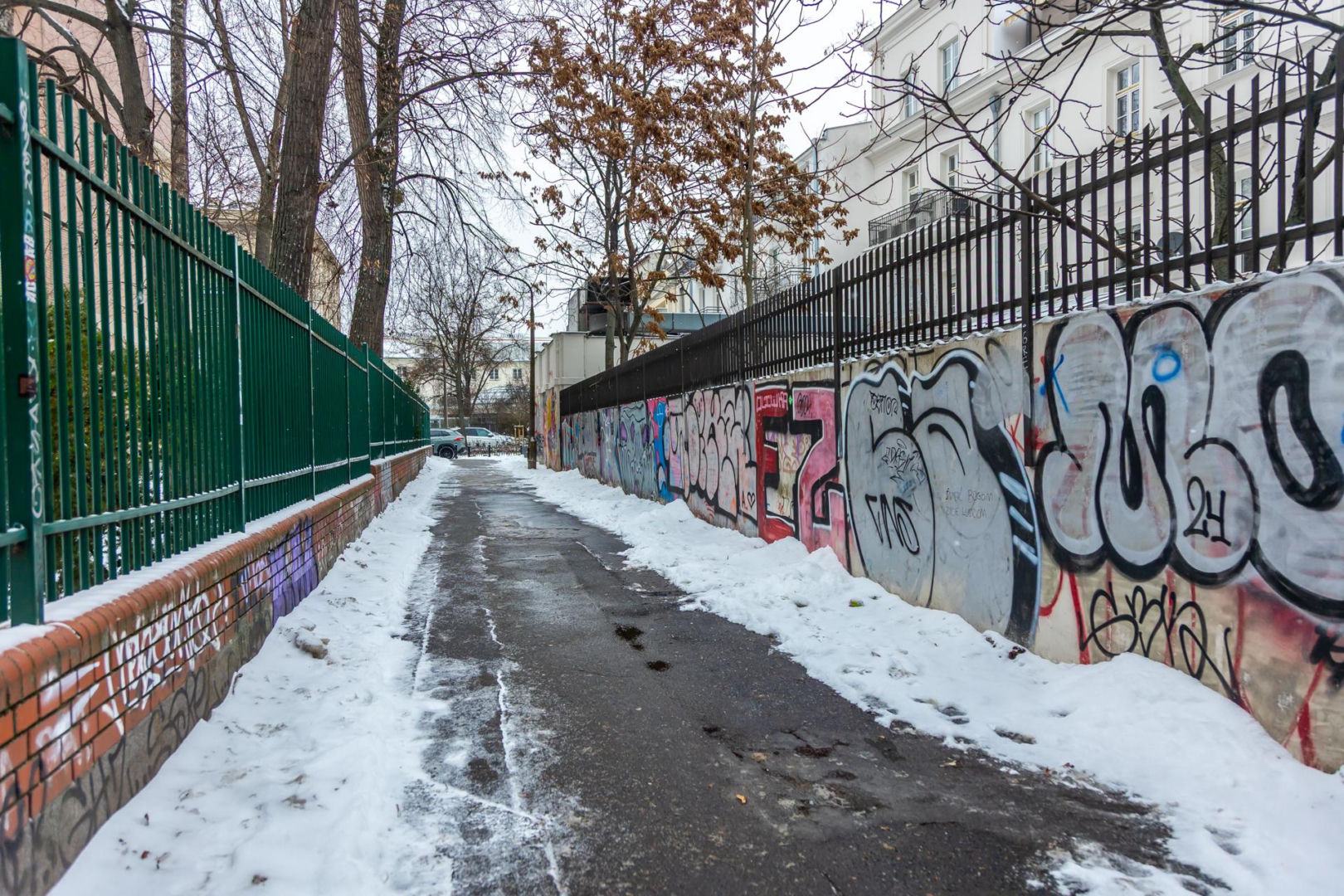 Graffiti w centrum Warszawy w 2026 r.