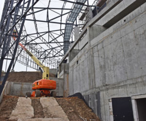 Budowa stadionu w Szczecinie - październik 2020