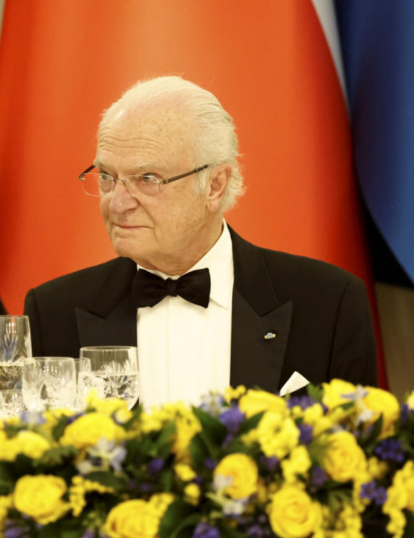 Obiad na cześć szwedzkiej pary królewskiej