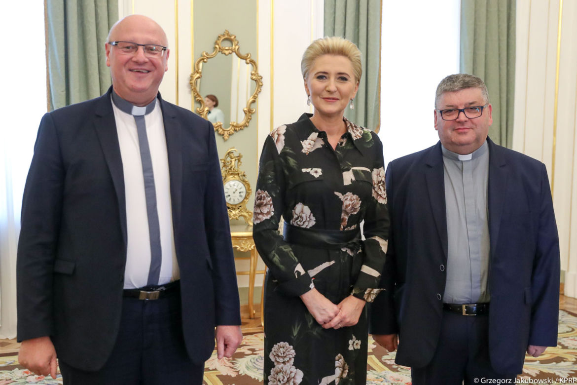Spotkanie Pierwszej Damy z księżmi orionistami