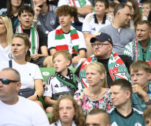 Legia Warszawa - Zagłębie Lubin: Zdjęcia kibiców