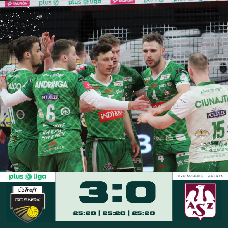 PlusLiga: Indykpol AZS Olsztyn - Trefl Gdańsk 0:3