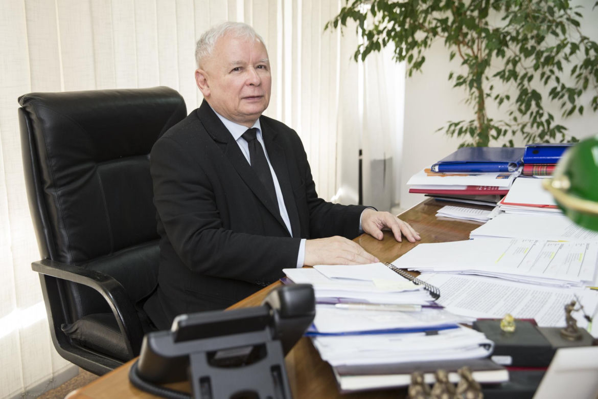 Tak wygląda gabinet Jarosława Kaczyńskiego