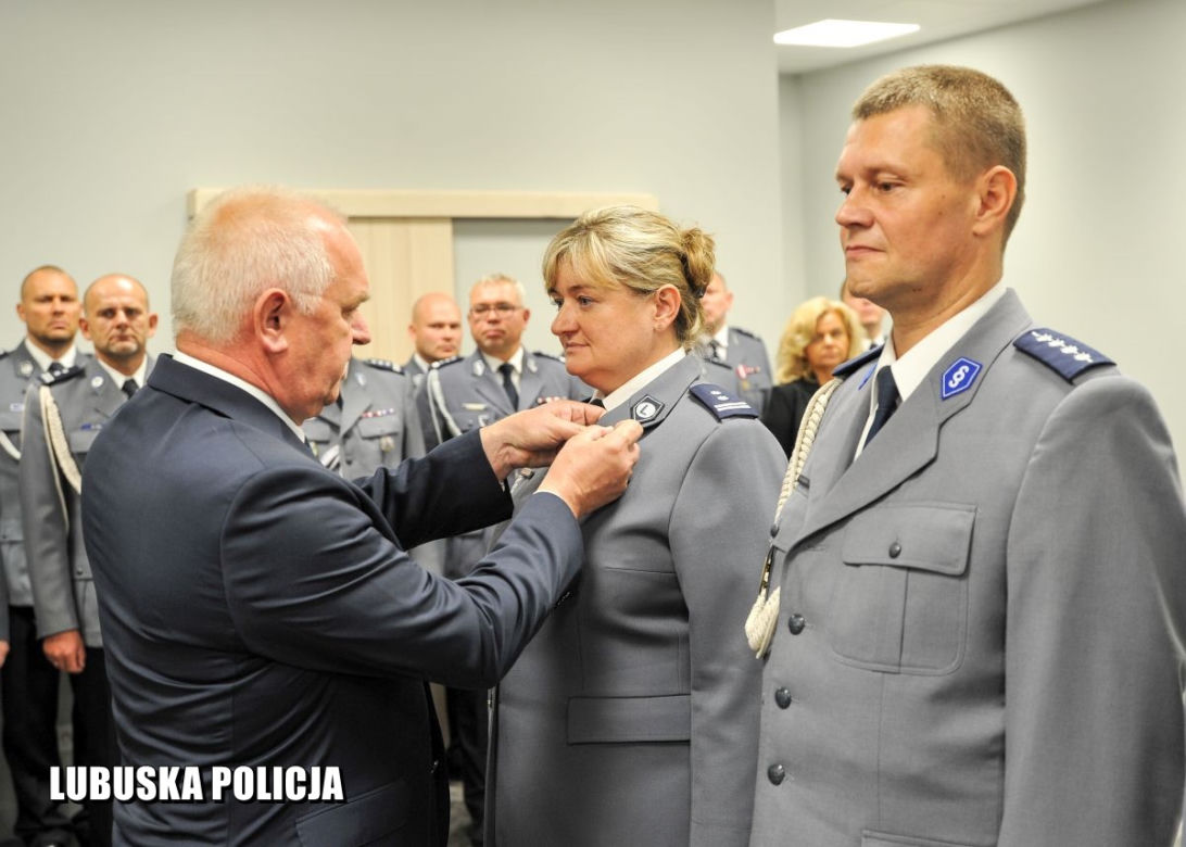 Ślubowanie nowych policjantów w Komendzie Wojewódzkiej Policji w Gorzowie Wlkp.