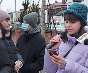 Starachowice solidarne z Ukrainą. Wiec poparcia na Rynku