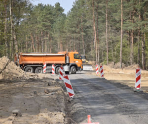 Budowa węzła Głębokie - kwiecień 2020