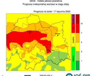 Prognoza smogu w Małopolsce