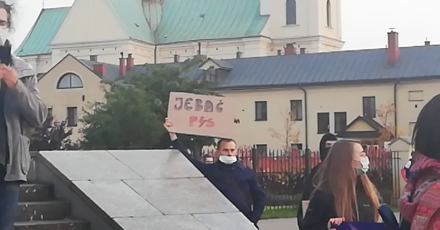 Protest kobiet w Rzeszowie 26 października