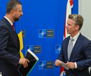 wicepremier - minister obrony narodowej Władysław Kosiniak-Kamysz wziął udział w spotkaniu ministrów obrony NATO w Brukseli