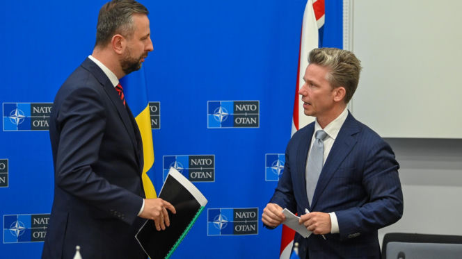 wicepremier - minister obrony narodowej Władysław Kosiniak-Kamysz wziął udział w spotkaniu ministrów obrony NATO w Brukseli