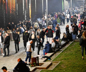 Policja wystawiła sporo mandatów osobom, które na bulwarach nad Odrą w Szczecinie nie przestrzegały obostrzeń epidemicznych