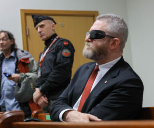 Grzegorz Braun po rozprawie