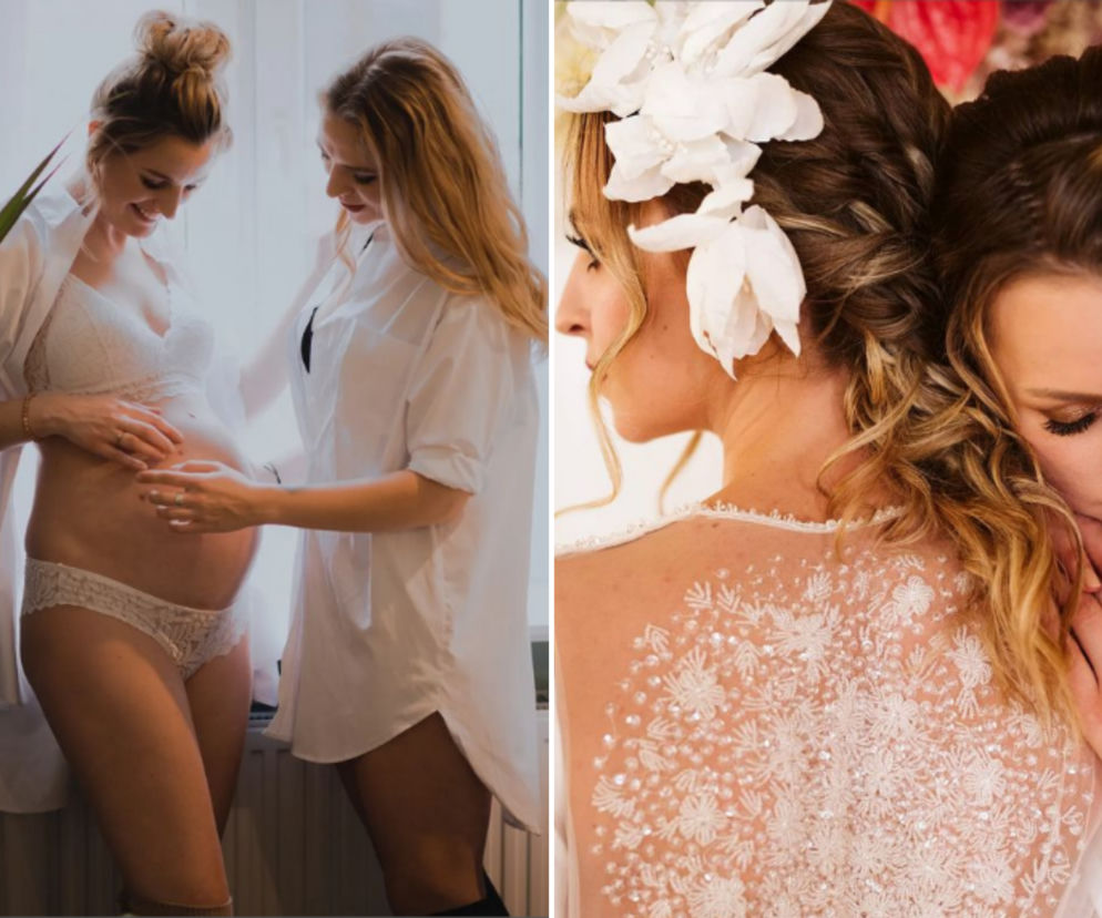 Klaudia i Alena - tęczowe mamy, które lada moment powitają na świecie córeczkę Dalię.