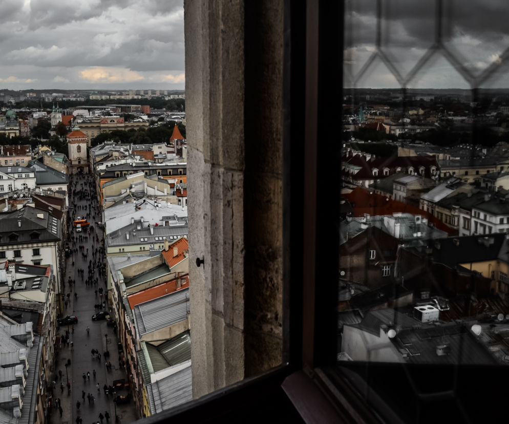 Widok na ul. Floriańską z Wieży Mariackiej w obiektywie Patrycji Cap [ZDJĘCIE DNIA]