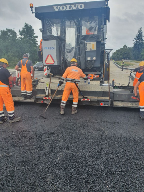 Postępy w pracach na alei św. Jana Pawła II w Toruniu. Rozpoczął się kolejny etap