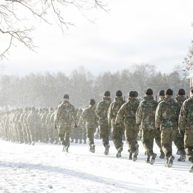 Finlandia - żołnierze podczas ćwiczeń