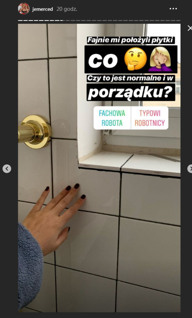 Fuszerka w mieszkaniu Jessici Mercedes Kirschner
