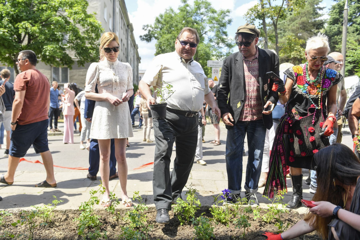 Odsłonięcie muralu Kory