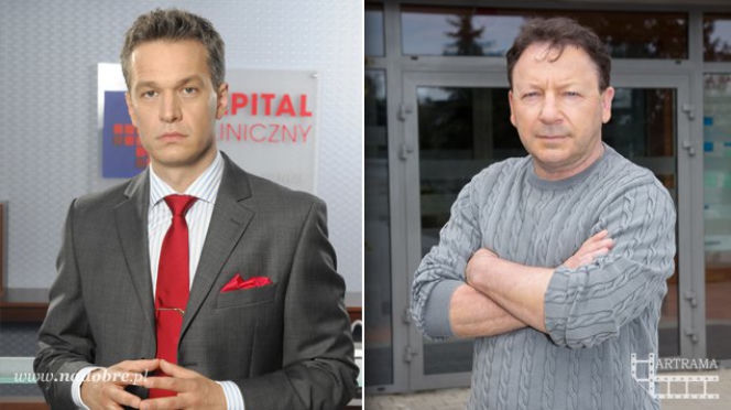 Na dobre i na złe odc. 565. Andrzej Falkowicz (Michał Żebrowski), Jarek (Zbigniew Zamachowski)