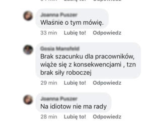 Brak szacunku dla pracownika