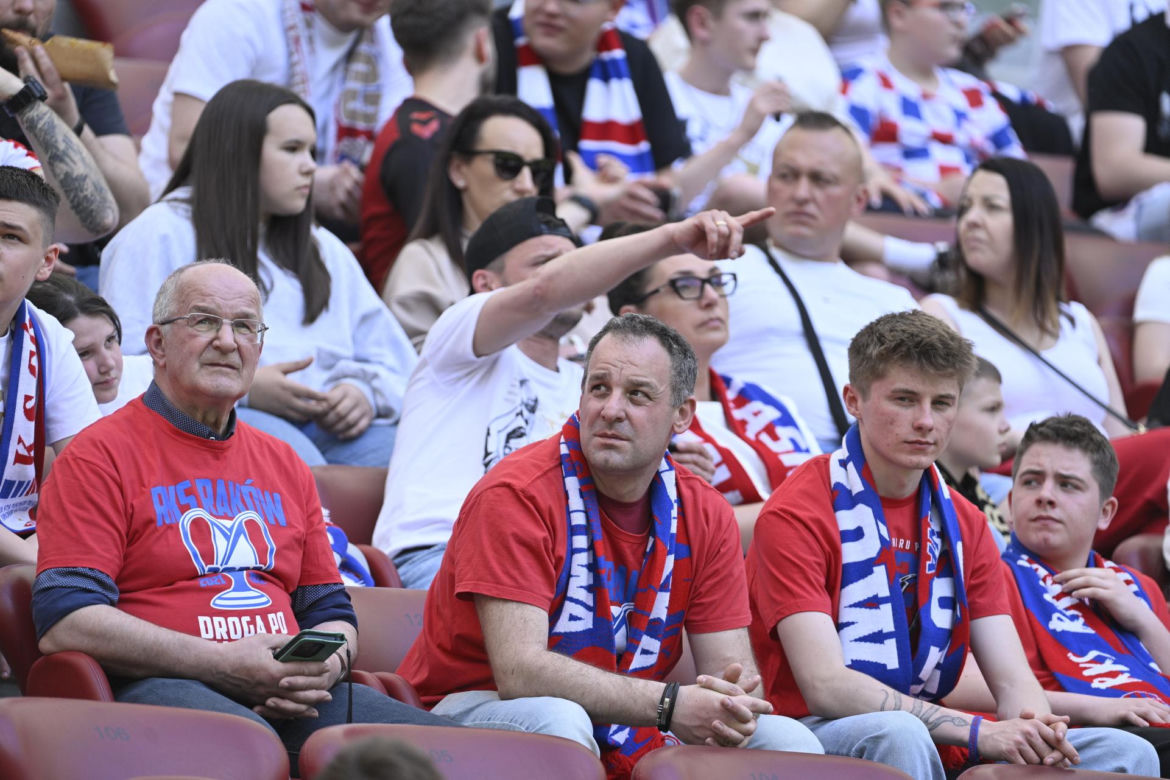 Kibice na finale Pucharu Polski: Górnik - Raków