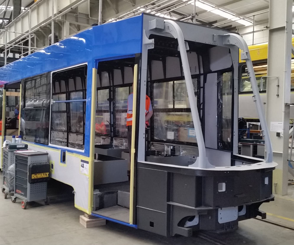 Trwa budowa nowych tramwajów dla Krakowa