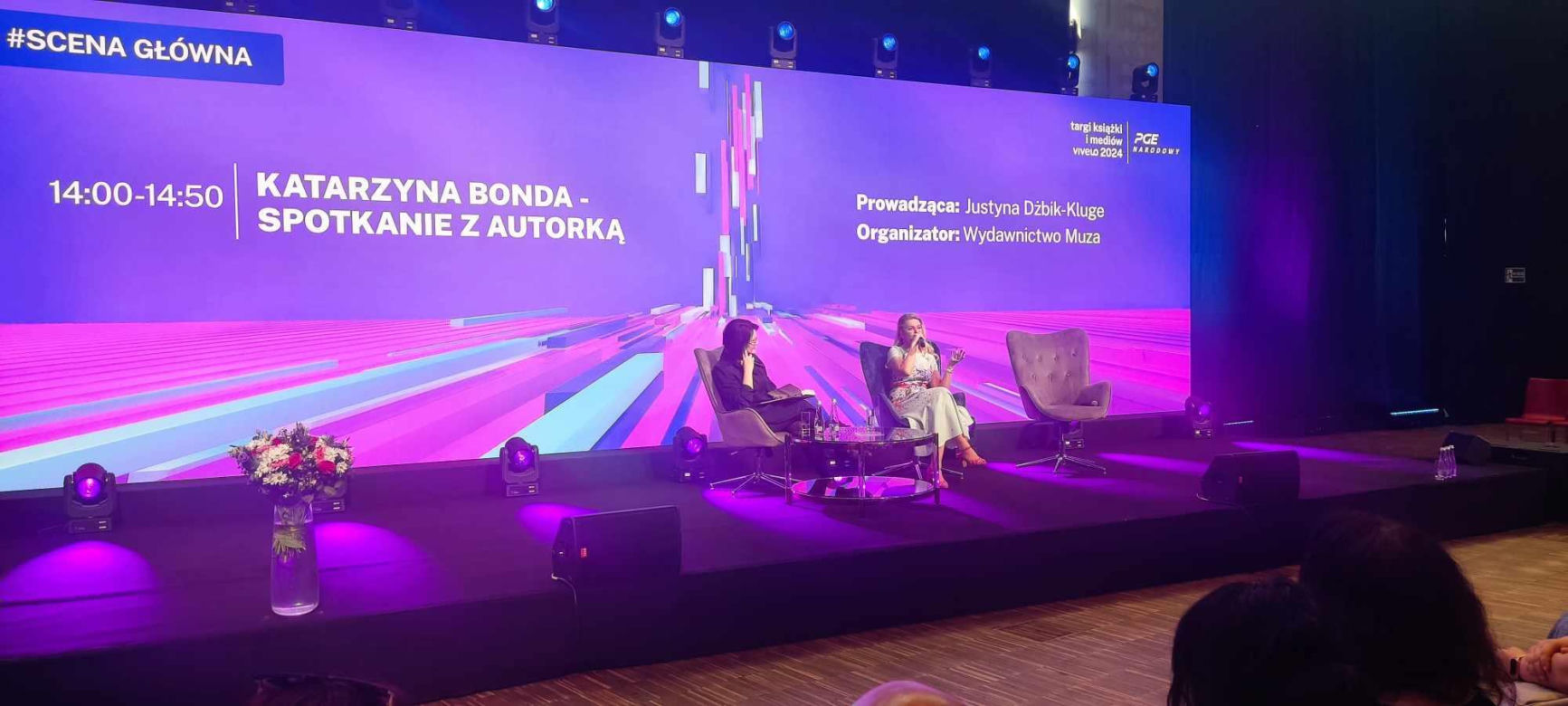 Katarzyna Bonda na Targach Książki i Mediów VIVELO 2024