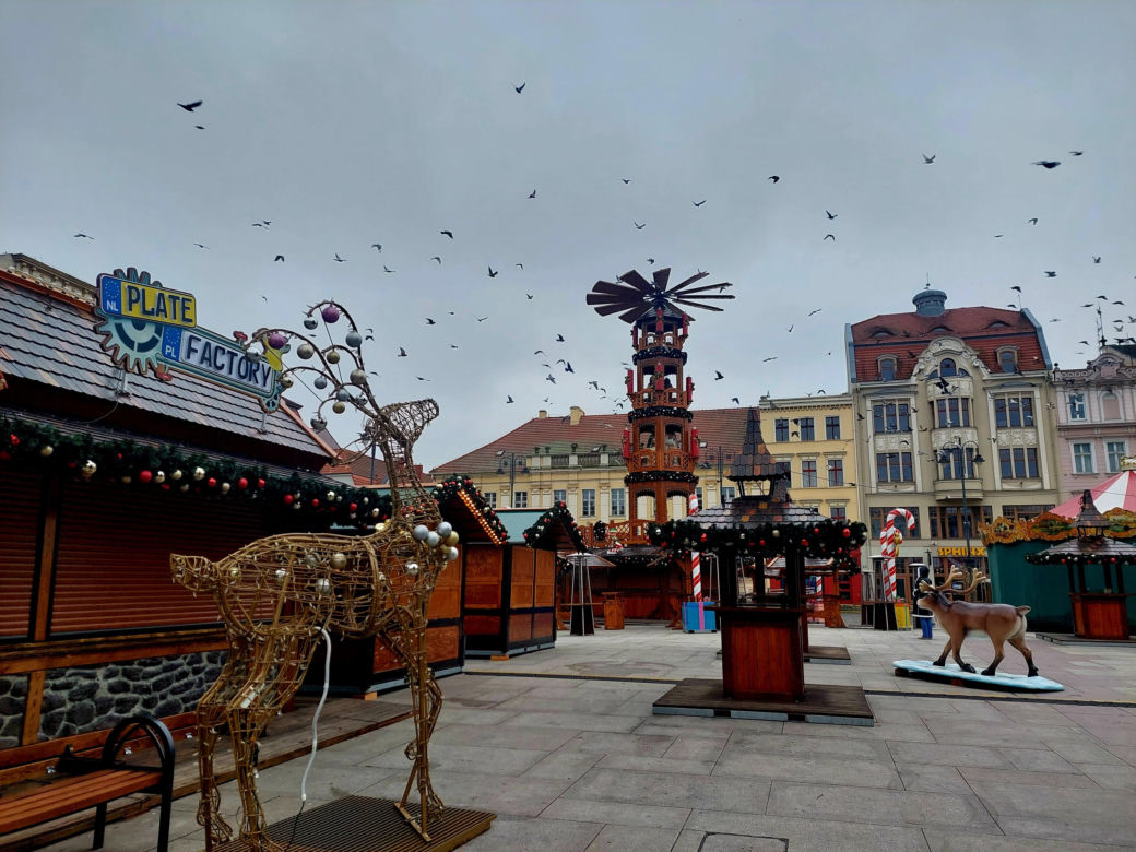 Choinka stoi. Most Staromiejski się stroi. Bydgoszcz rozbłyśnie już 21 listopada 2025. Rusza Bydgoski Jarmark Świąteczny