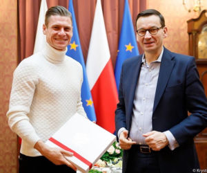 Łukasz Piszczek na śniadaniu z premierem