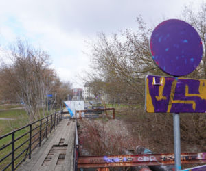 Kładka w Parku Skaryszewskim nieczynna od 2022 roku