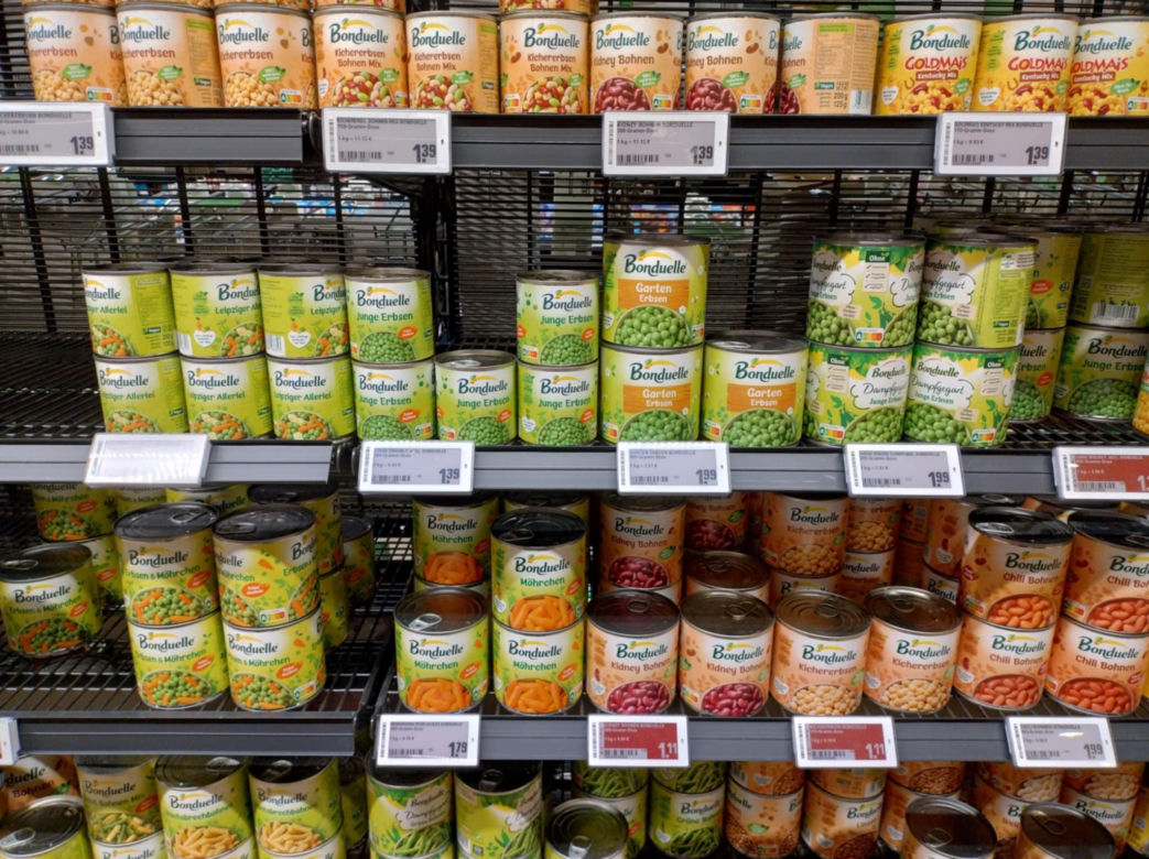 ceny produktów w marketach w Niemczech 