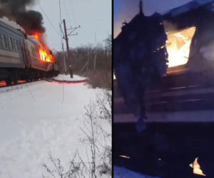 Pociąg pełen pasażerów trafiony z powietrza. Jechało nim prawie 300 osób. Są ofiary!