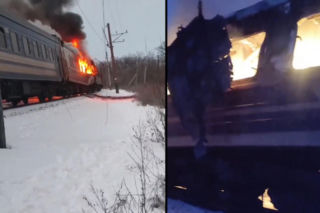 Pociąg pełen pasażerów trafiony z powietrza. Jechało nim prawie 300 osób. Są ofiary!