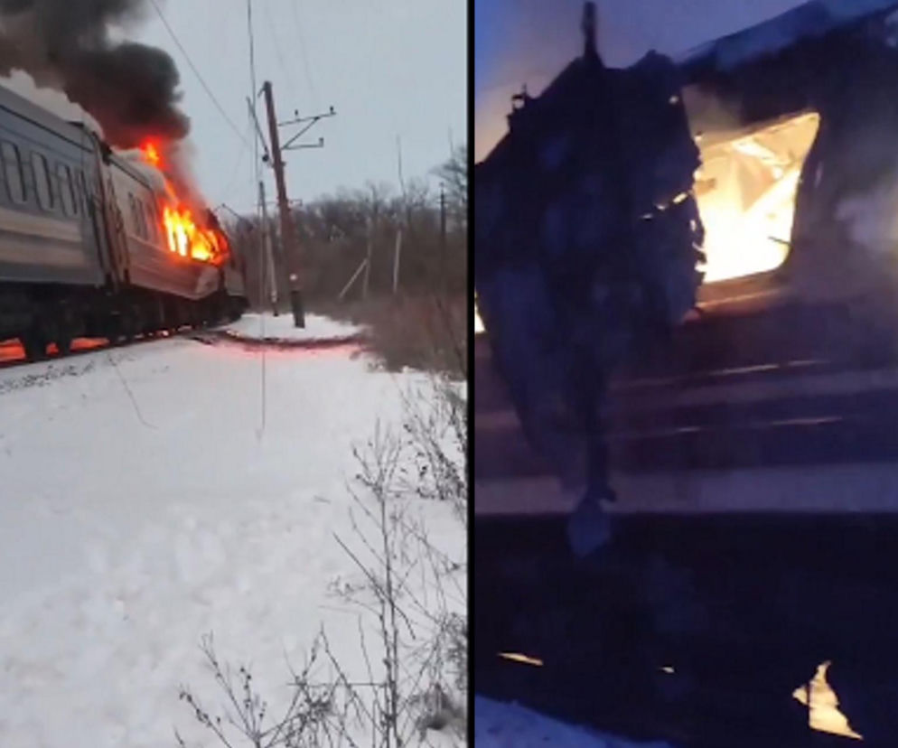 Cztery osoby zginęły w ataku rosyjskich dronów na pociąg w obwodzie charkowskim